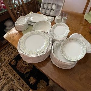 A complete service for 8 of fine china
